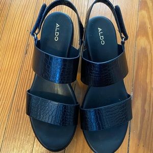 Black Aldo Sandals